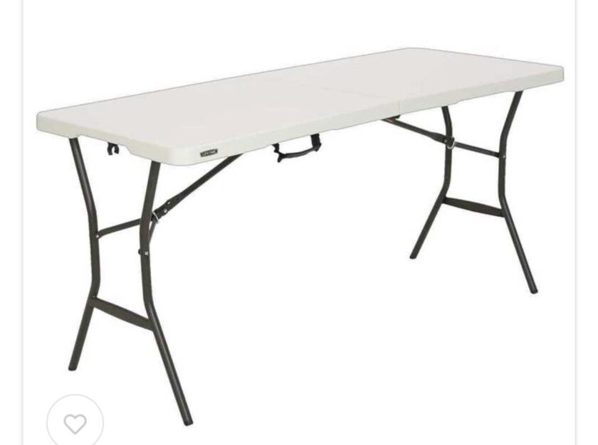 5ft bifold table