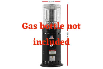 Matt Black Gas Patio Heater