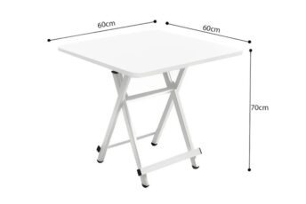 Cafe style table in White