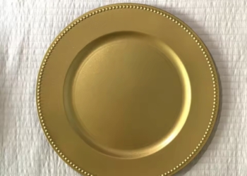 Gold Charger Plate