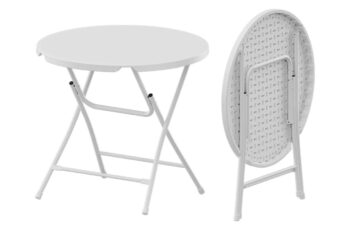 Round fold up table 80cm
