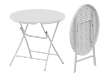Round fold up table 80cm