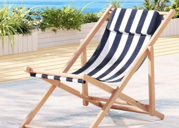 Deck Chair Blue and White